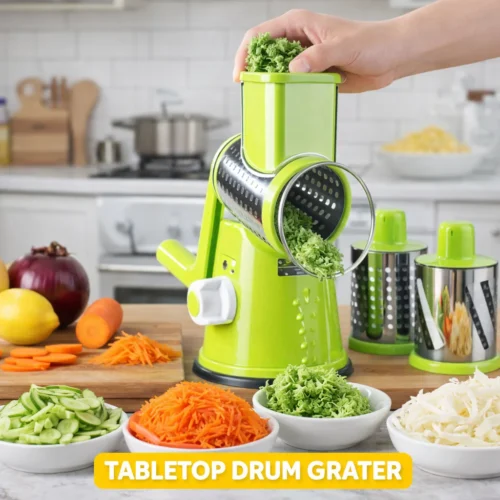 3 in 1 Table Top Drum Grater and slicer.